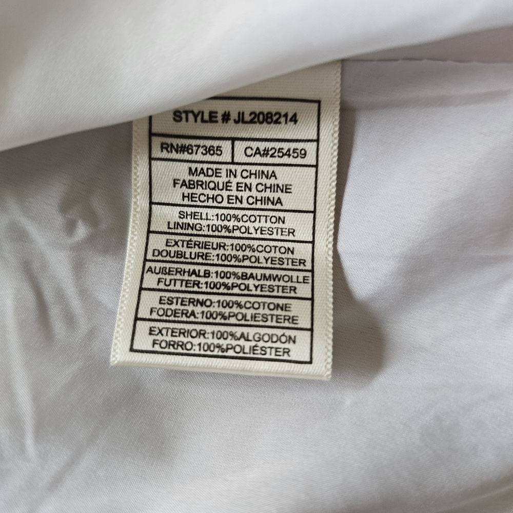 NWT Betsey Johnson puff sleeve tiered boho white cotton dress medium - Picture 10 of 13